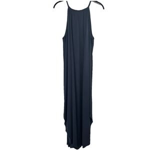Double Zero Dress Size Lovery Large Blue High Neck‎ Lightweight Beachy Boho